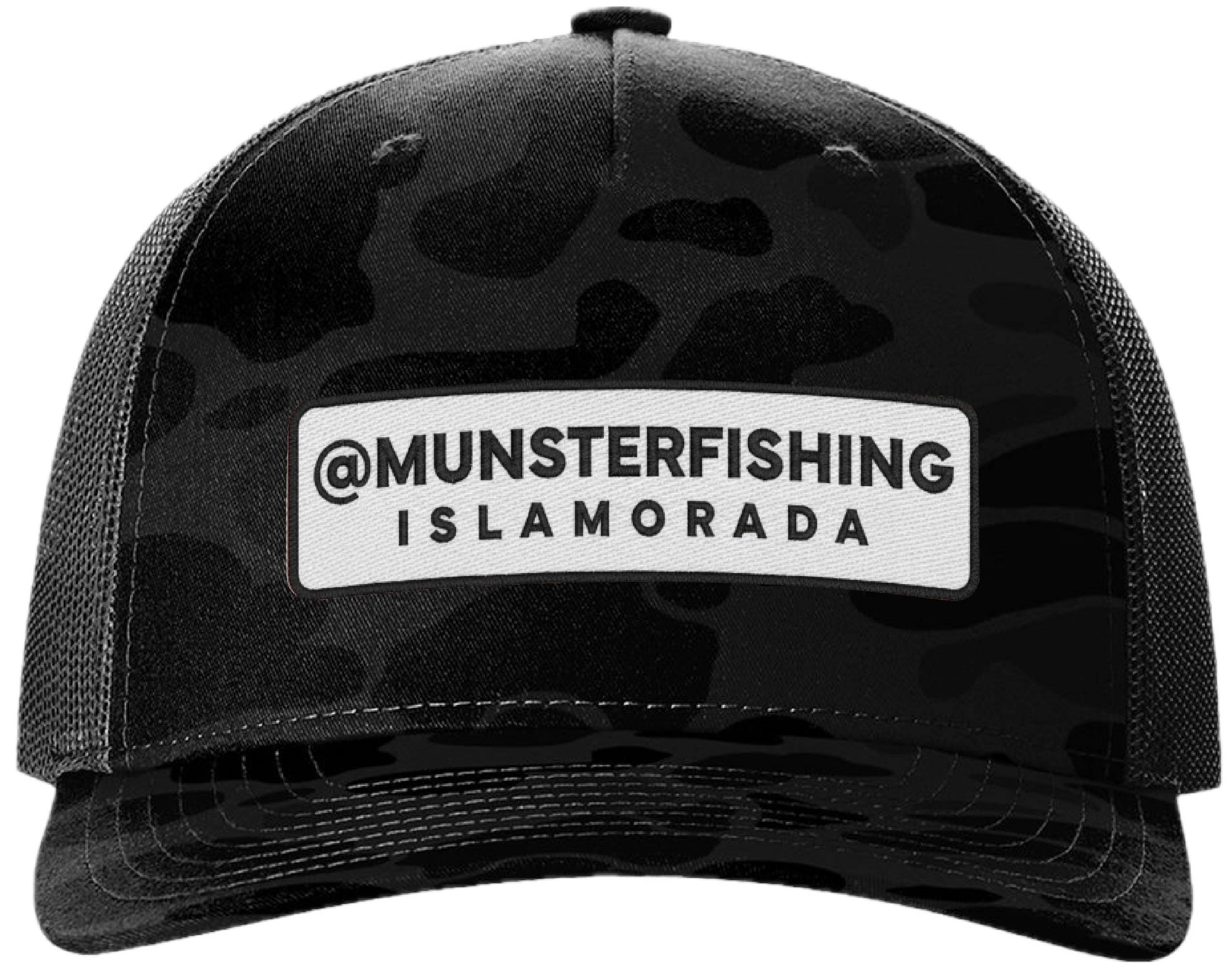 Black Camo Hat