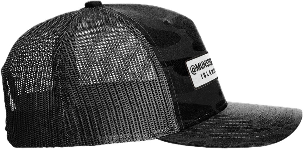 Black Camo Hat